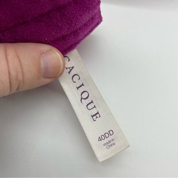 Cacique‎ Full Coverage Plum Colored Bra - Picture 6 of 8